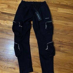 GOODFORNOTHING BLK CARGOS🔥